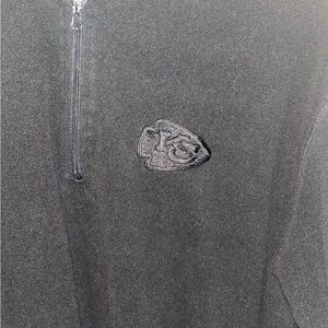 NFL Black Quarter-Zip Pullover with Embroidered Logo